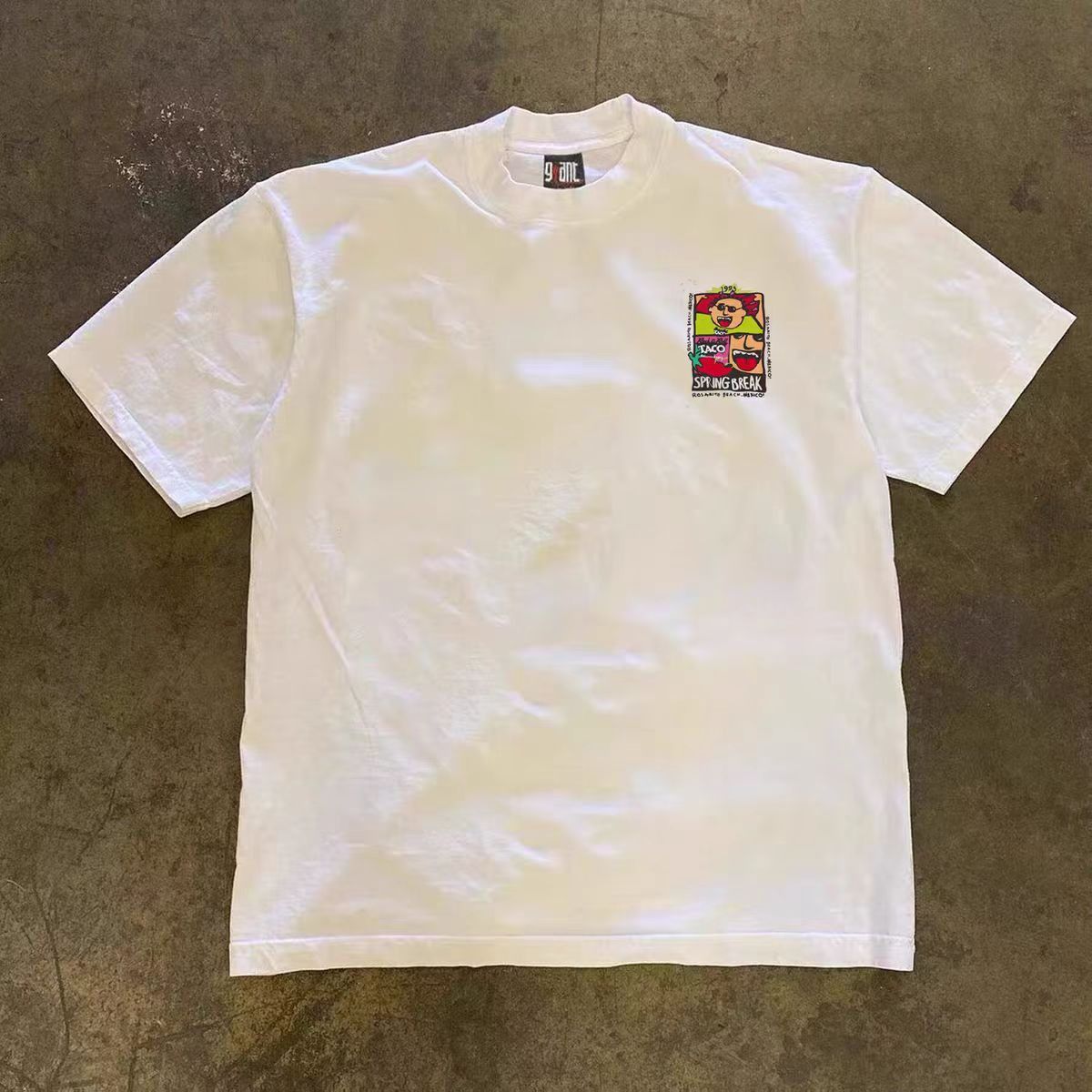 Japanese Brand White street hip-hop retro print loose punk t-shirt Size US M / EU 48-50 / 2 - 2 Thumbnail