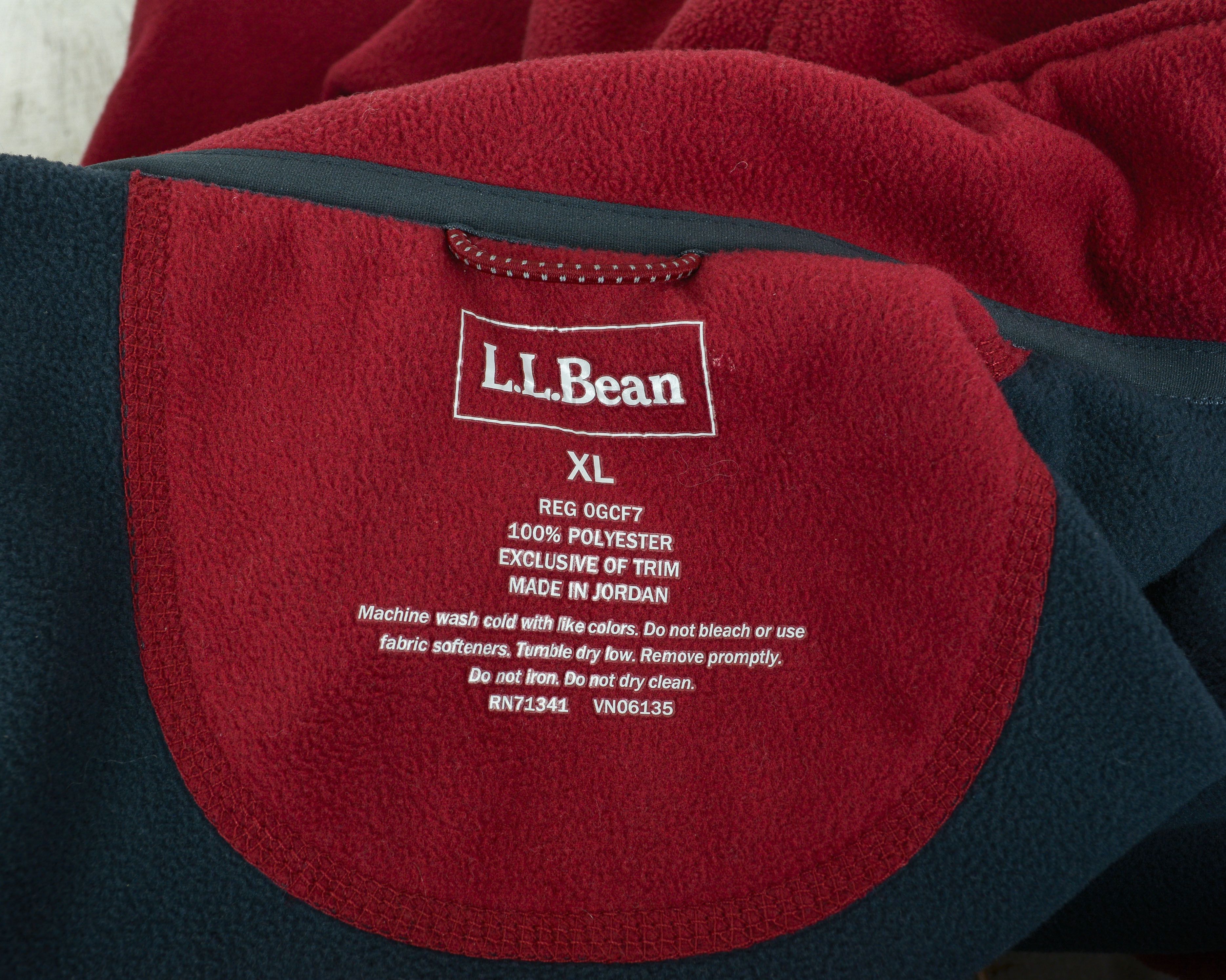 L.L. Bean Windblock Women XL Fleece Jumper Jacket Zip Windbreaker Size XL / US 12-14 / IT 48-50 - 6 Thumbnail