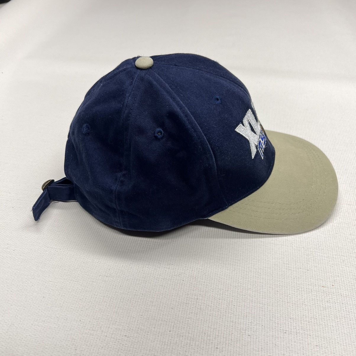 NFL Superbowl Hat Blue 2014 NFL Cap Strap XLVIII Football NJ NY Size ONE SIZE - 7 Thumbnail
