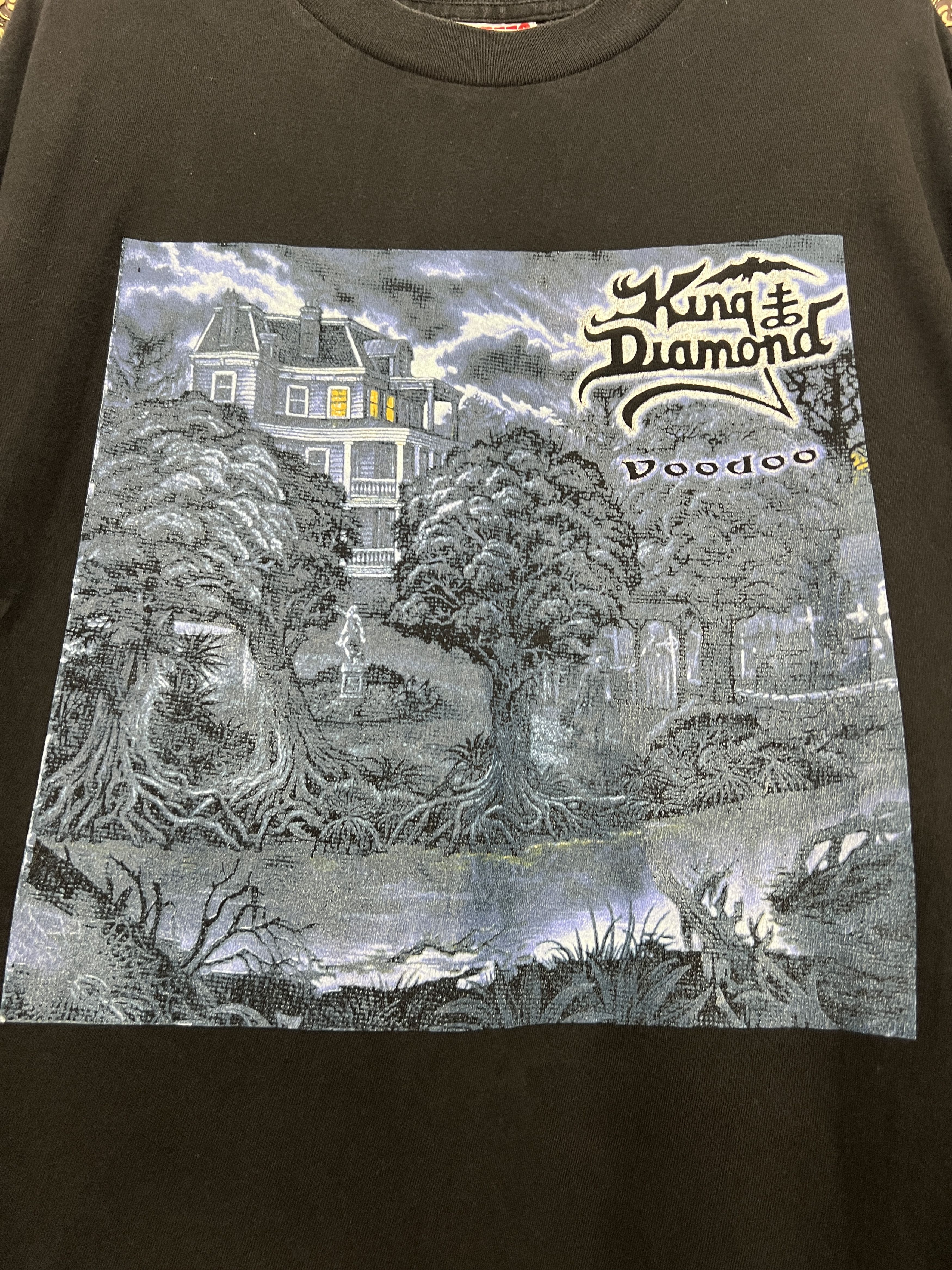 Vintage Vintage 1998 King Diamond Voodoo World Tour Tee Shirt Size US XL / EU 56 / 4 - 3 Thumbnail