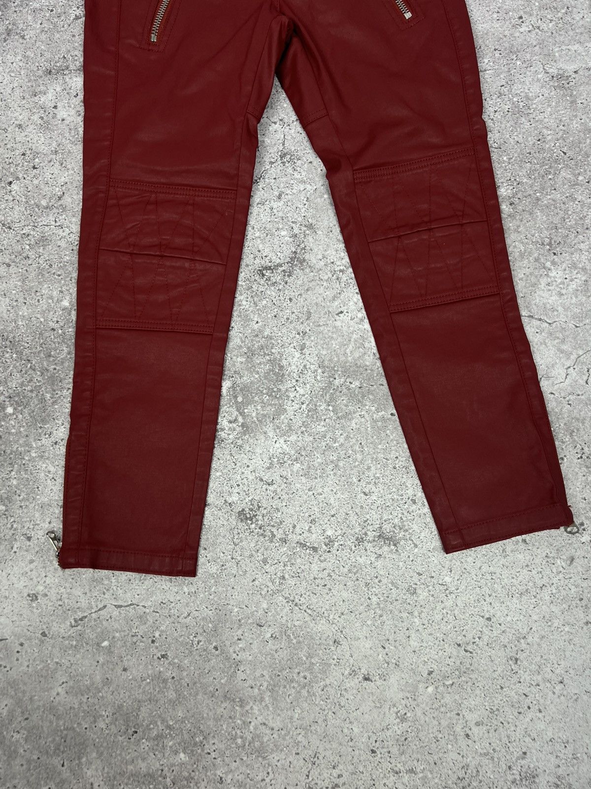 Isabel Marant Isabel Marant x H&M Pants Biker Moto Ankle Faux Leather Size 27" / US 4 / IT 40 - 3 Thumbnail