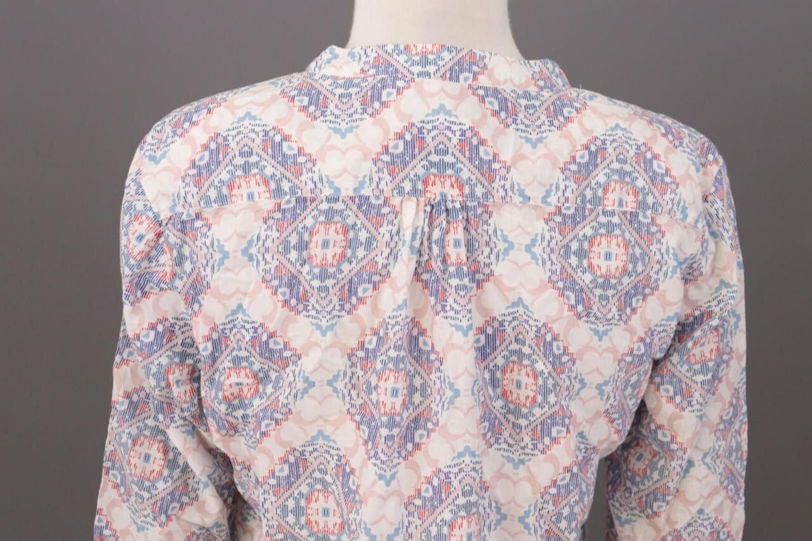 Designer Emily Van Den Bergh Multicolor Printed Blouse Shirt Size 40 Size M / US 6-8 / IT 42-44 - 11 Thumbnail