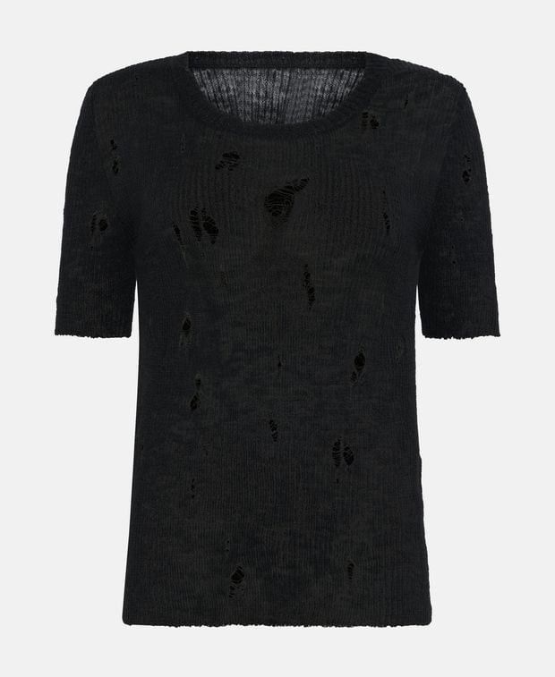 Dolce & Gabbana Linen-blend pullover Size US S / EU 44-46 / 1 - 1 Thumbnail
