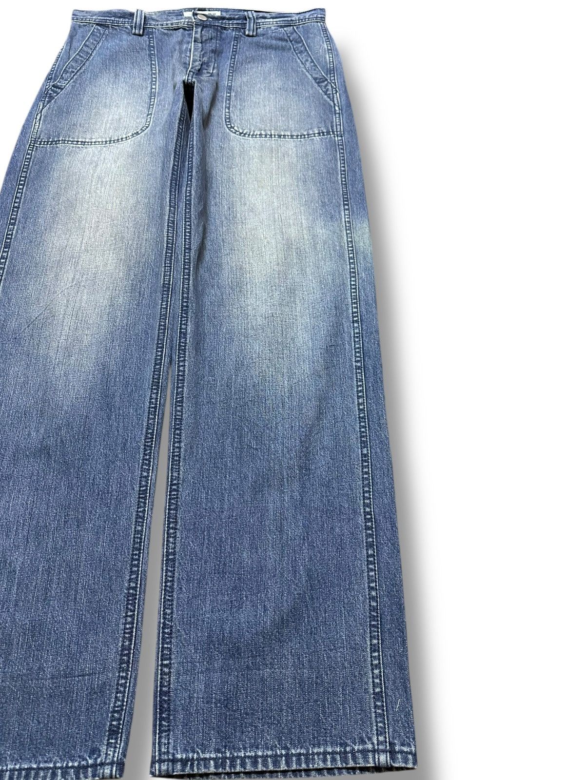 JW Anderson × Uniqlo Vintage Uniqlo X JWanderson Wide Leg Skate Denim Size US 33 - 4 Thumbnail