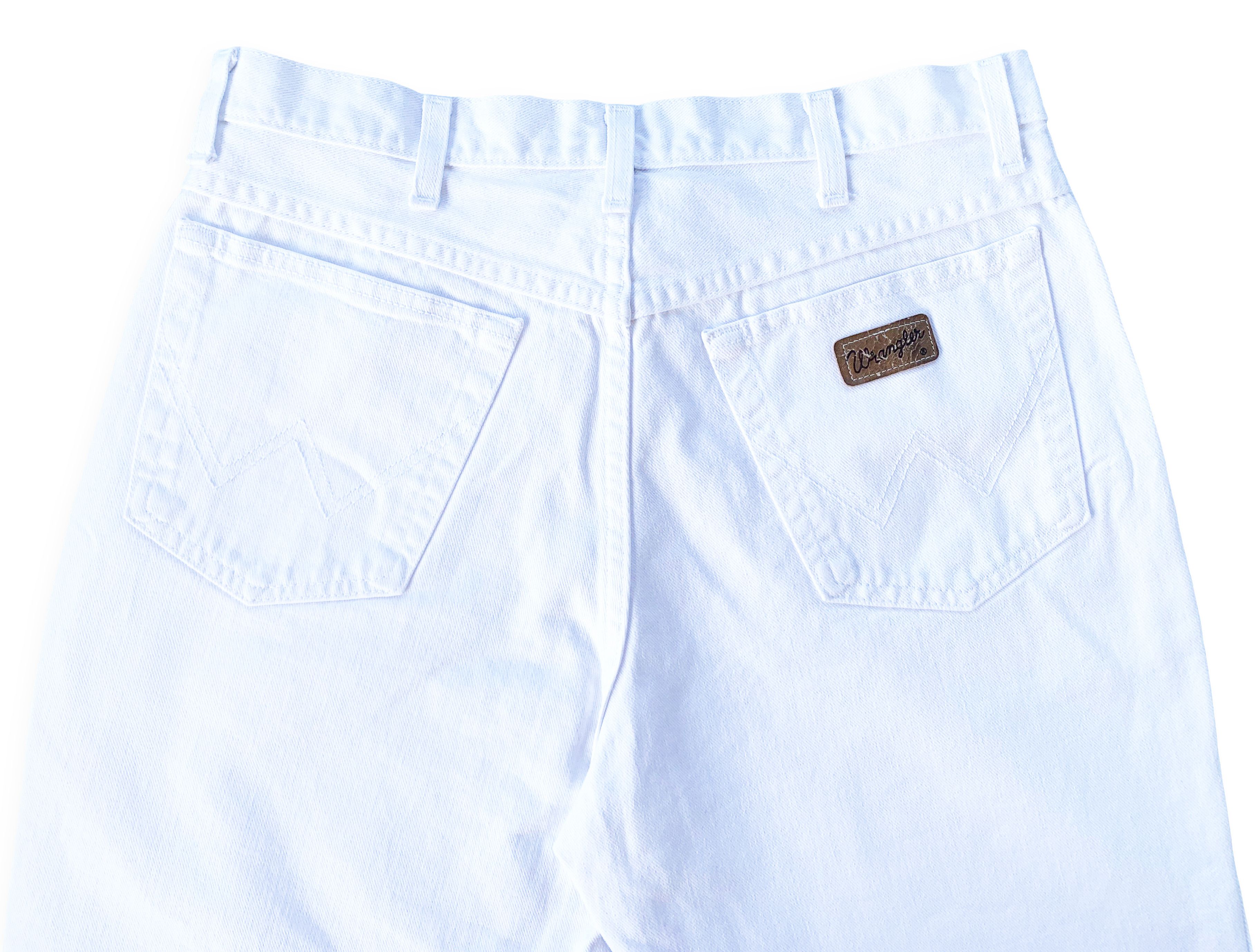 Vintage Vintage 90s WRANGLER shorts Denim Jeans Pants White Y2K / 33 Size US 33 - 7 Thumbnail