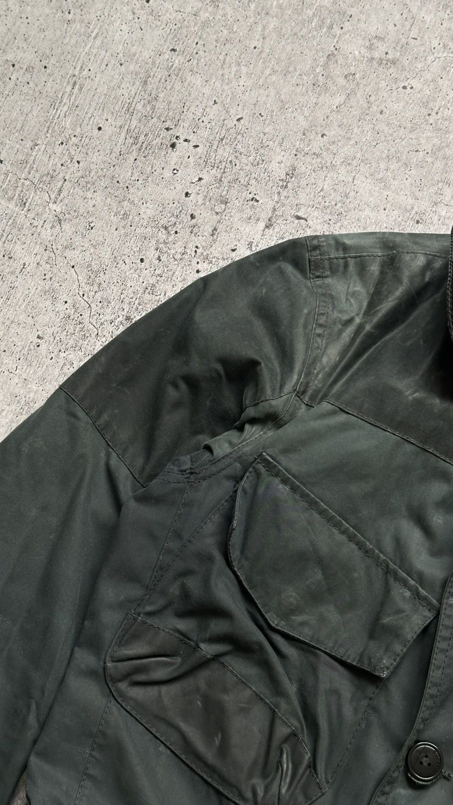 Barbour Men's Barbour Mast Multilogo Waxed Jacket Size US S / EU 44-46 / 1 - 4 Thumbnail