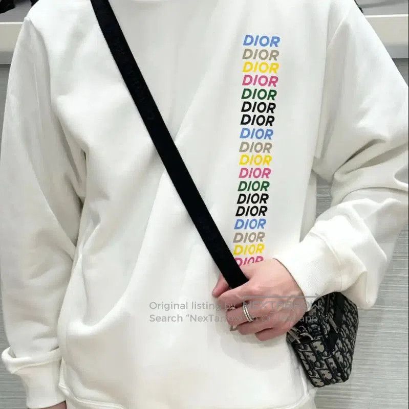 Other Dior White Cotton Men's Hoodie . Size US S / EU 44-46 / 1 - 8 Thumbnail