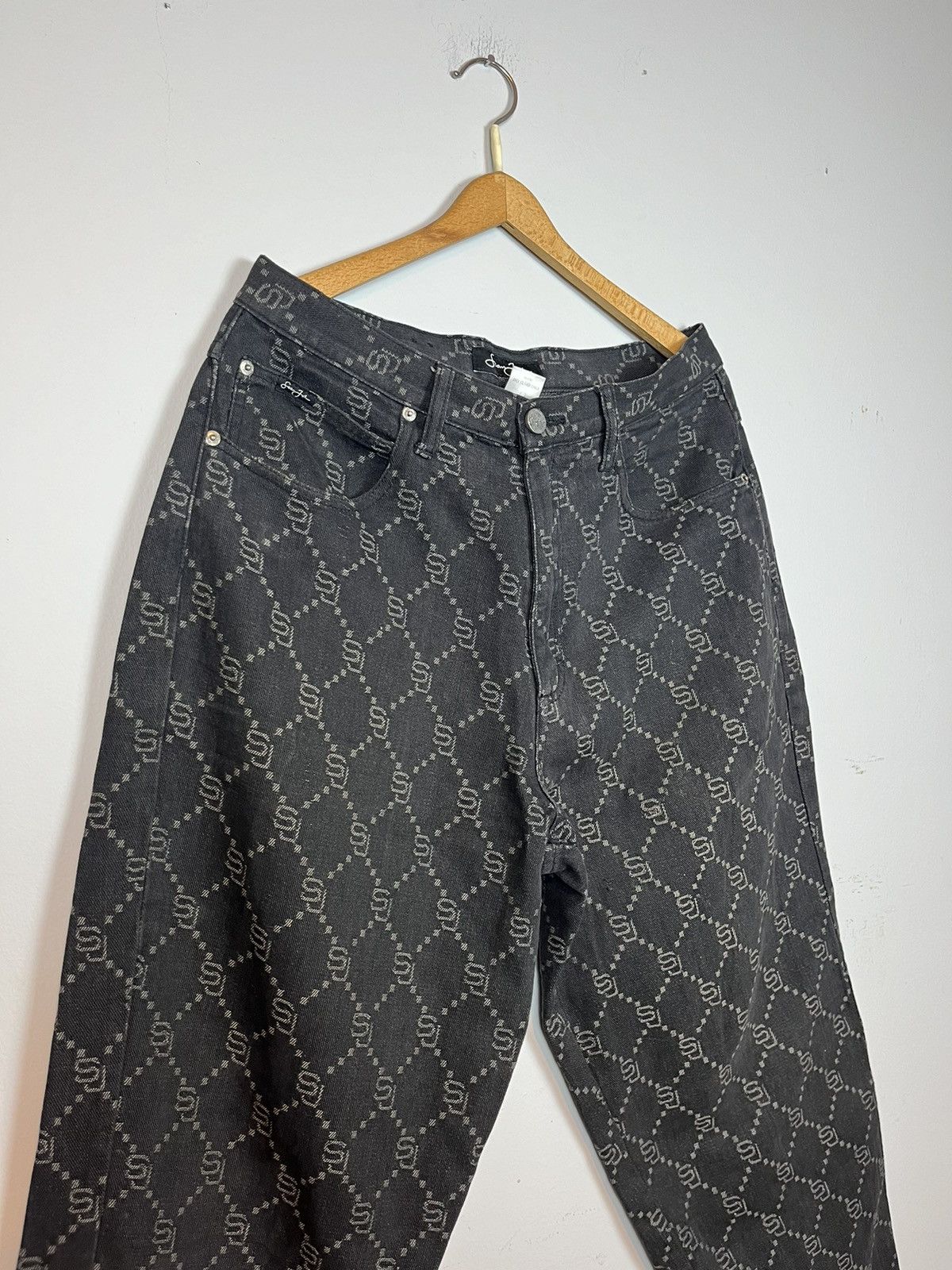 Japanese Brand Sean John Gucci Monogram denim Size US 32 / EU 48 - 2 Thumbnail