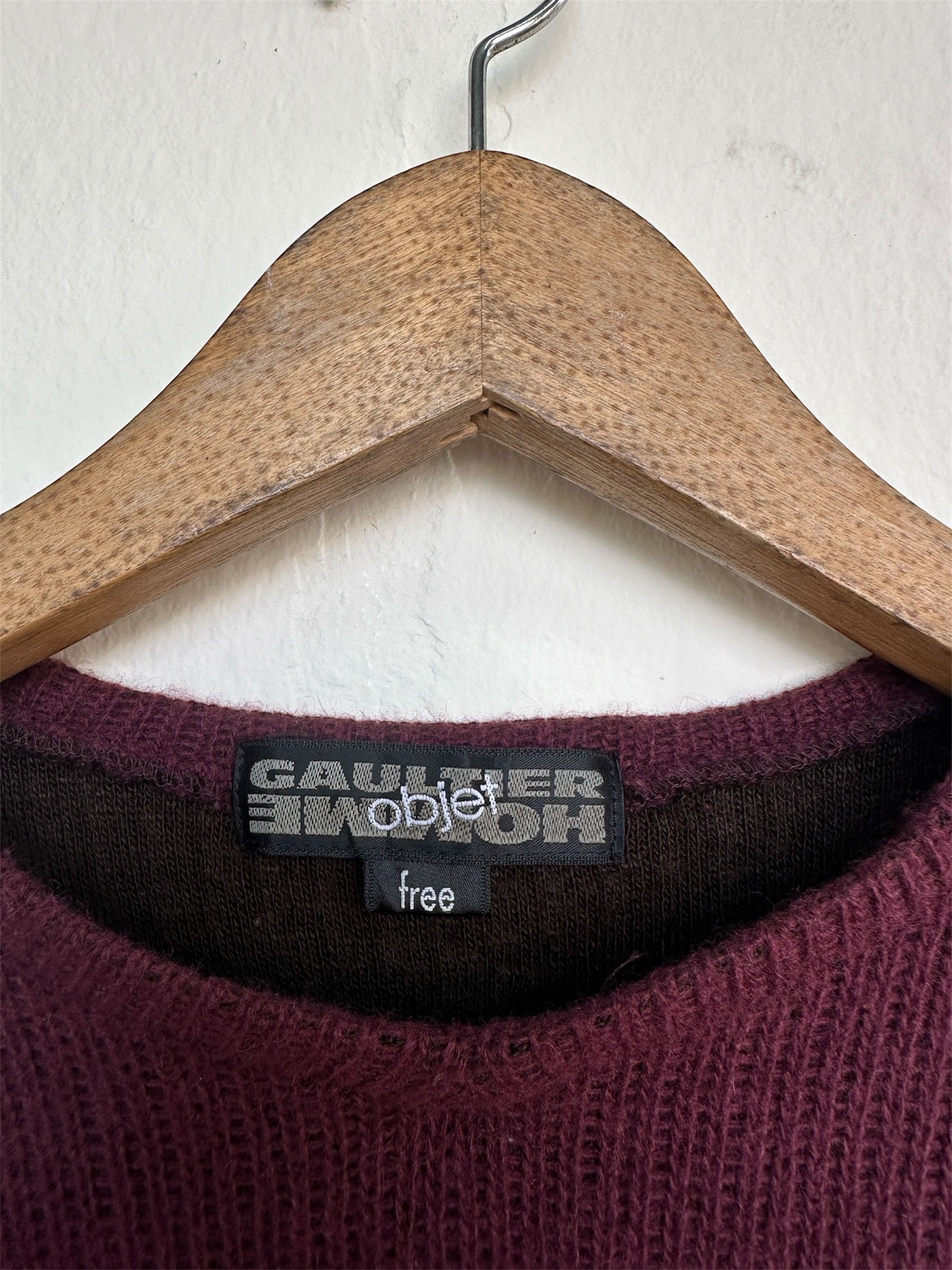 Gaultier Homme Objet Vintage Gaultier Homme Objet Knitwear Free Size Size US S / EU 44-46 / 1 - 3 Thumbnail