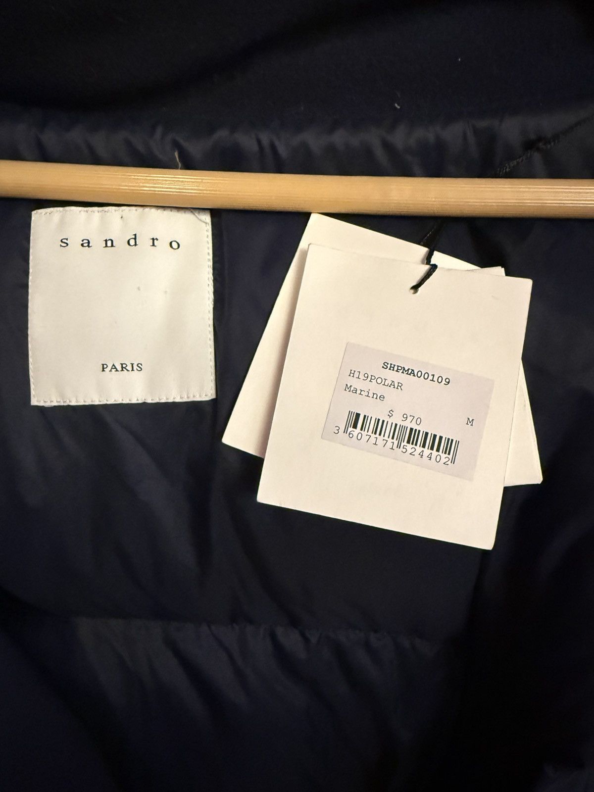 Sandro Men Navy blue Sandro jacket Size US M / EU 48-50 / 2 - 4 Thumbnail