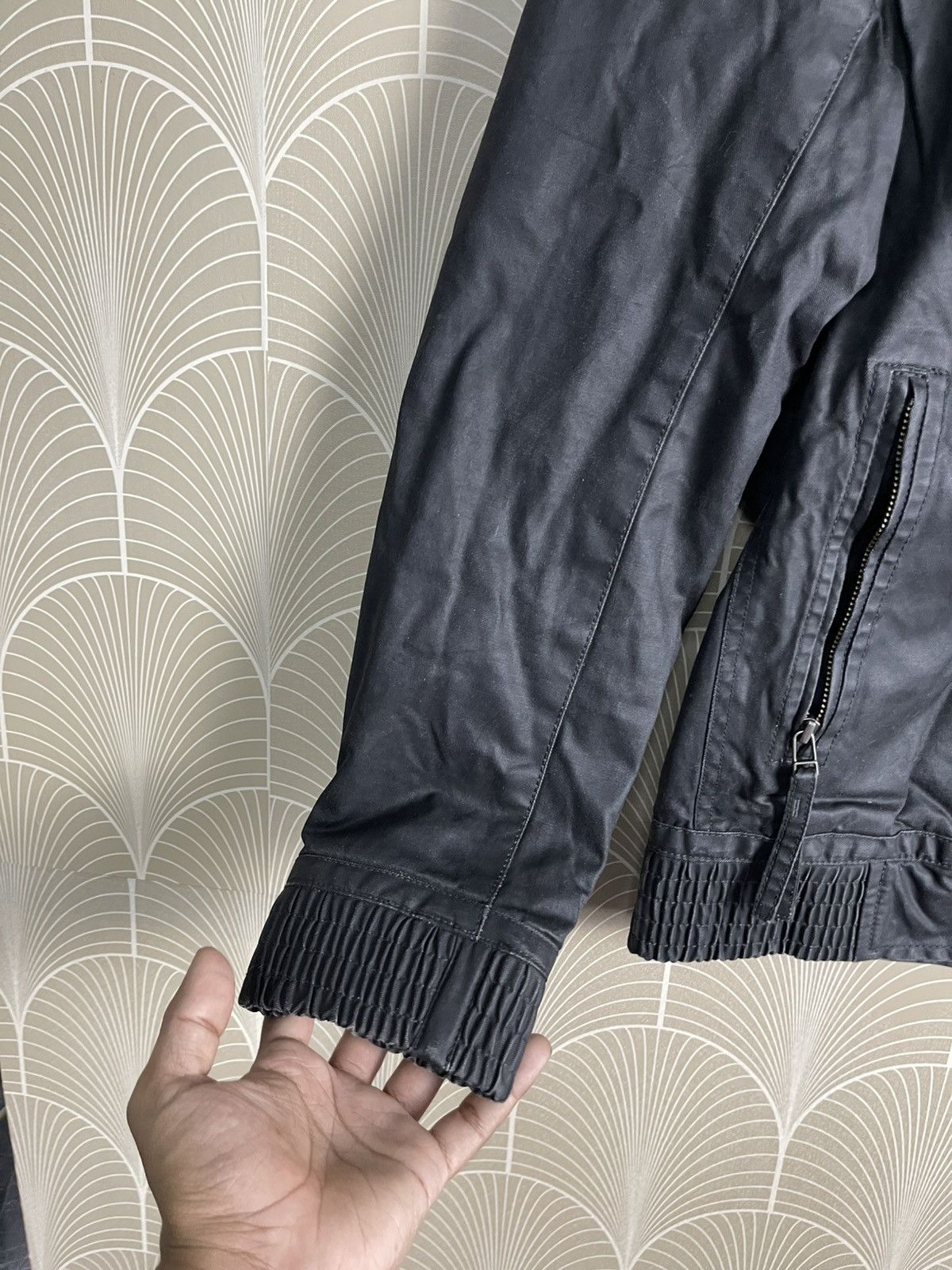 Japanese Brand × Nicole Club × Vintage 2000s NICOLE CLUB FOR MEN COATING BIKER JACKET Size US M / EU 48-50 / 2 - 6 Thumbnail