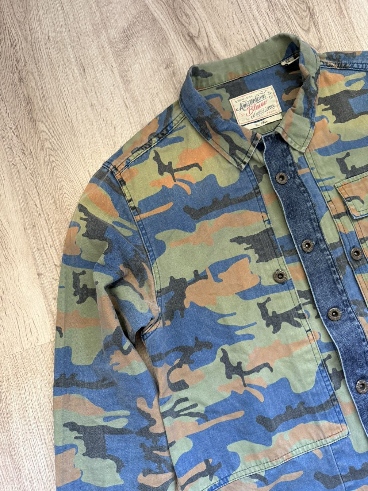 Scotch & Soda Scotch & Soda Camo Herringbone Jacket Size US L / EU 52-54 / 3 - 12 Thumbnail