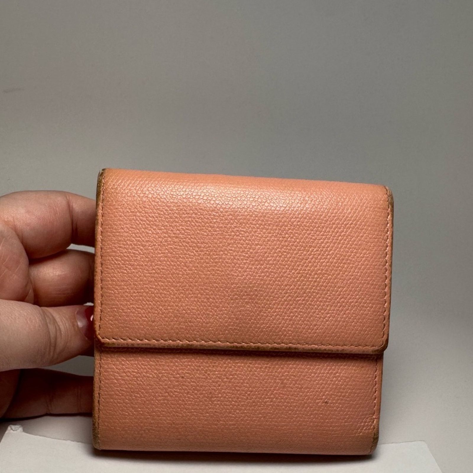 Chanel Chanel Vintage Button Line Pink Snap Wallet Coco Mark Size ONE SIZE - 2 Thumbnail