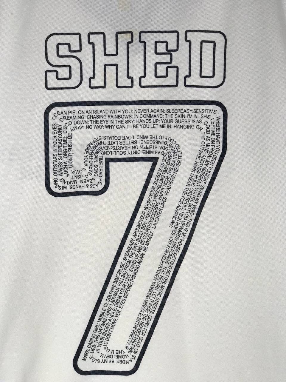 Band Tees vintage 2003 shed seven britpop uk band number seven 7 Size US L / EU 52-54 / 3 - 7 Thumbnail