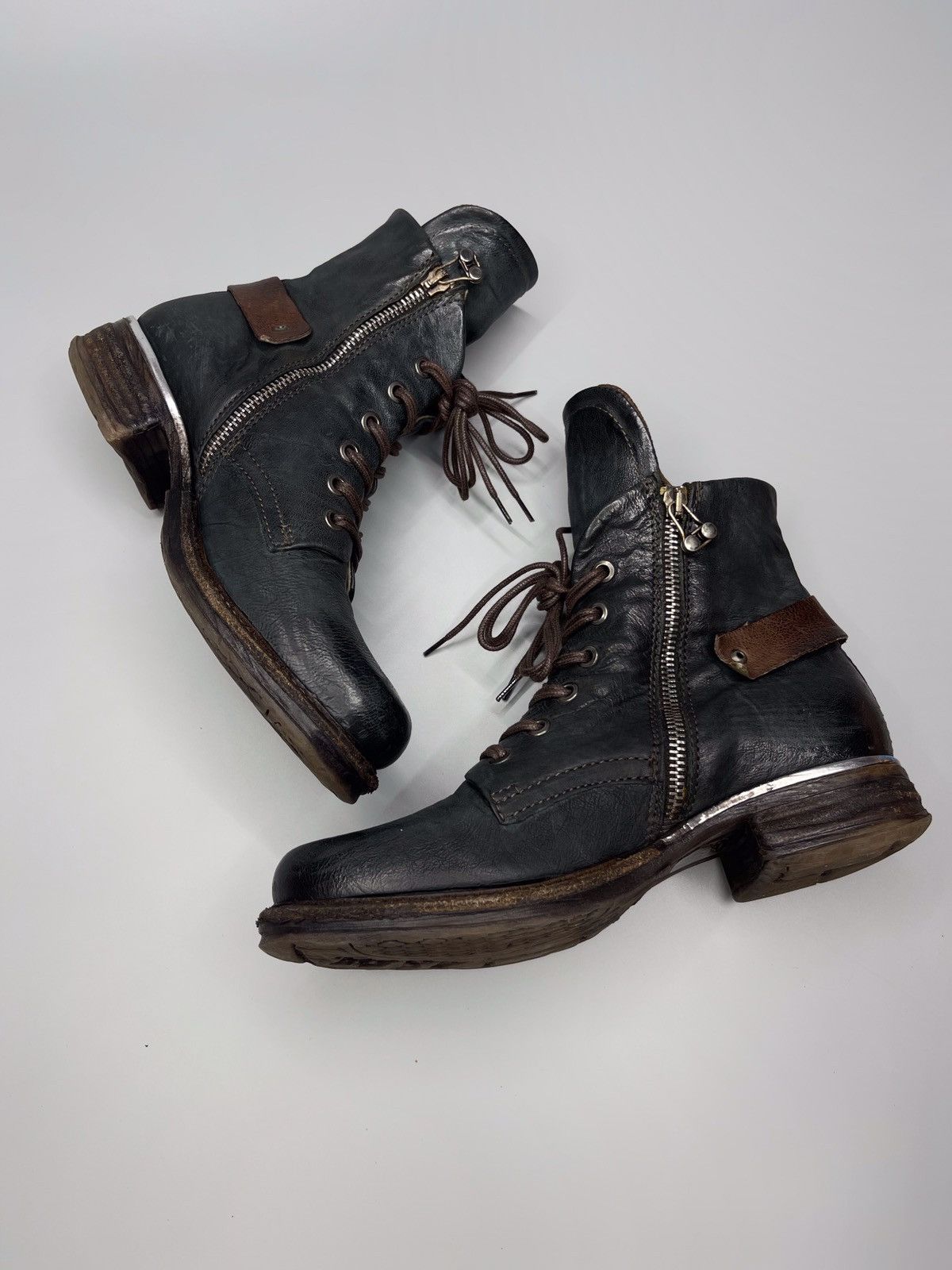 Japanese Brand × Vintage A.S 98 Boots Leather Style Rick Owens Size US 5 / EU 37 - 5 Thumbnail