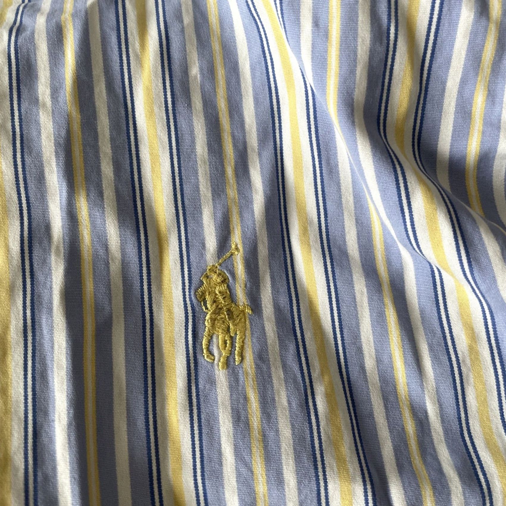 Ralph Lauren Ralph Lauren Mens Button-Down Shirt Striped Long Sleeve 15.5 34/35 Multicolor Cotton Logo Size US L / EU 52-54 / 3 - 4 Thumbnail