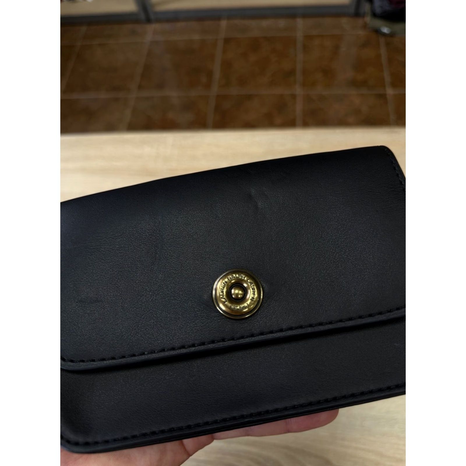 Ralph Lauren Lauren Ralph Lauren Millbrook Belt Bag XS Black Retro Hype Y2K Womens Bag Size ONE SIZE - 7 Thumbnail