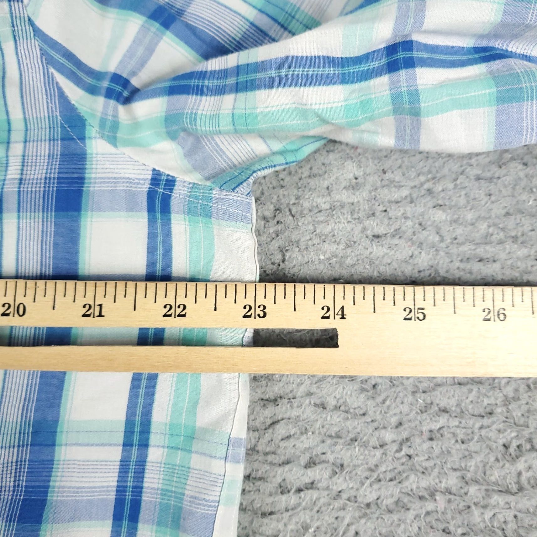Original Penguin VINTAGE Original Penguin Men's Shirt XL Blue Plaid Casual Button Up Long Sleeve Size US XL / EU 56 / 4 - 6 Thumbnail