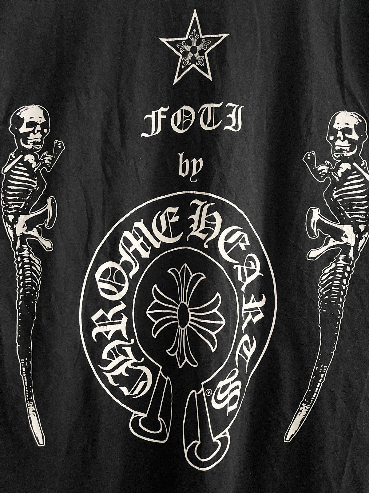 Chrome Hearts STEAL! 2010s Chrome Hearts Foti Skull TV Channel Pocket Tee Size US M / EU 48-50 / 2 - 5 Thumbnail