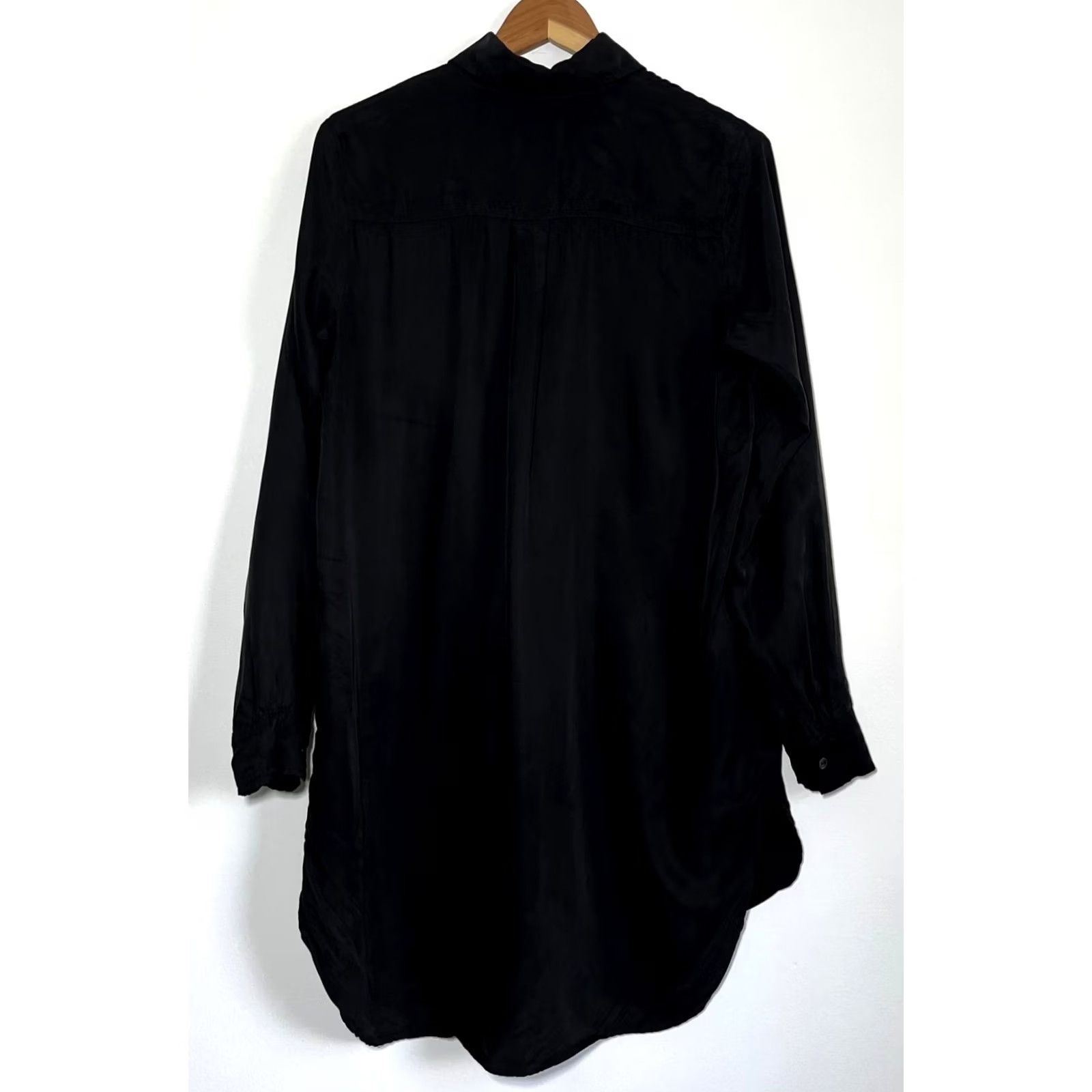 Vintage Tribe Kelley Women's Shirt Long Tunic Button-Up Black XS? Not applicable. Size M / US 6-8 / IT 42-44 - 2 Thumbnail