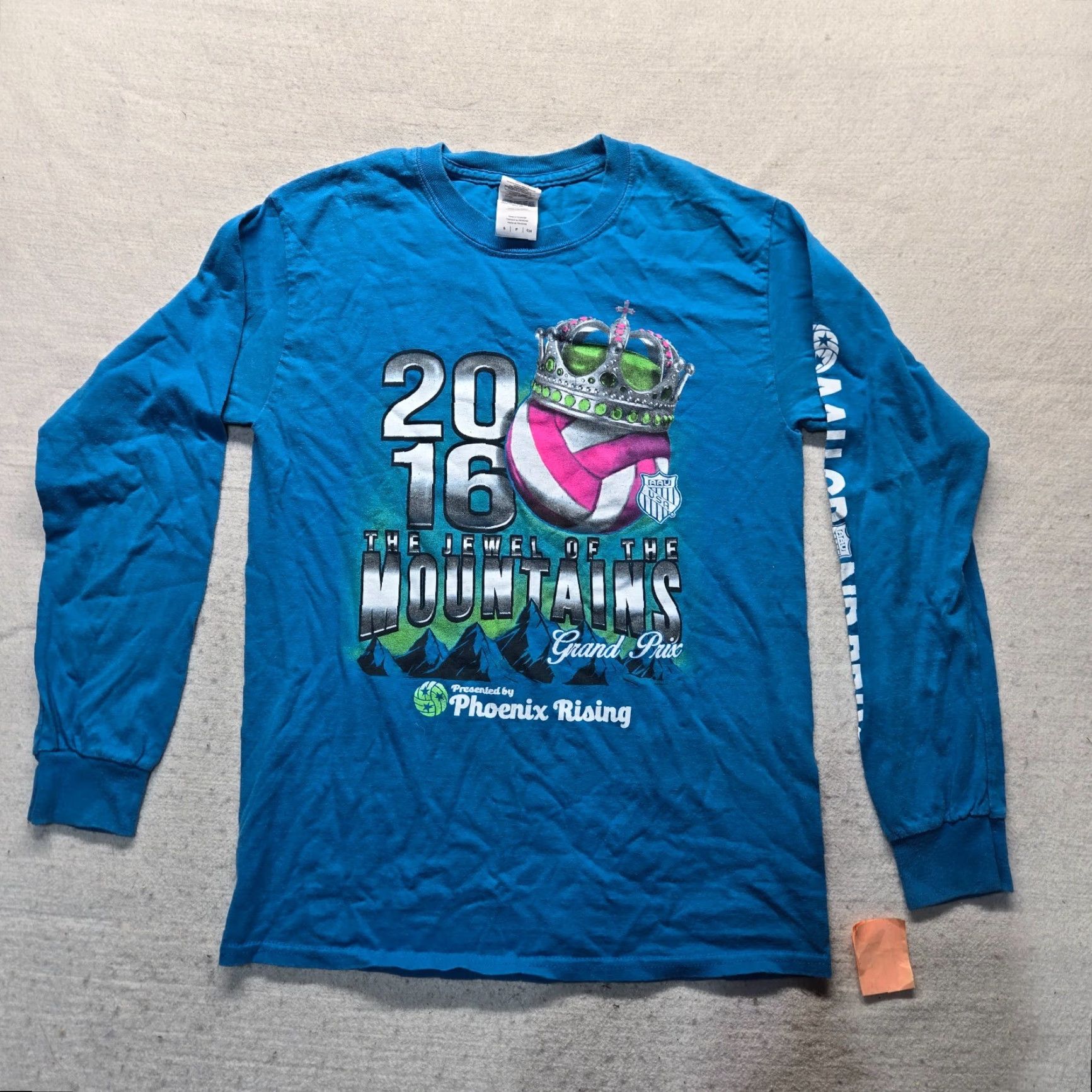 Vintage Jewel of Mountains Grand Prix Phoenix Rising T-Shirt Adult Men's S Small Blue Graphic Tee Shirt 2016 Mens Size US S / EU 44-46 / 1 - 2 Thumbnail