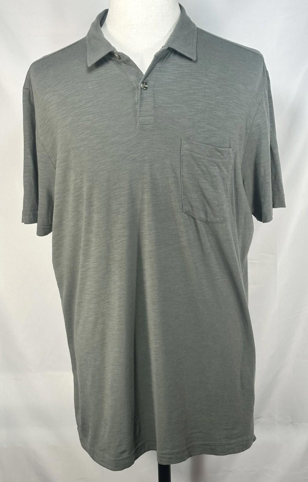 TravisMathew Travis Mathew 1/4 Button Pullover Polo Shirt Green Mens L Size US L / EU 52-54 / 3 - 1 Thumbnail