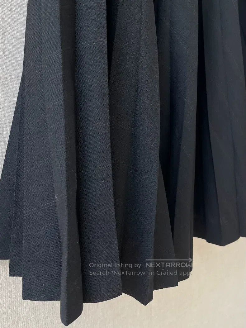 Comme des Garcons Comme Des Garcons size M Dark plaid pleated skirt Size 24" / US 00 / IT 34 - 7 Thumbnail