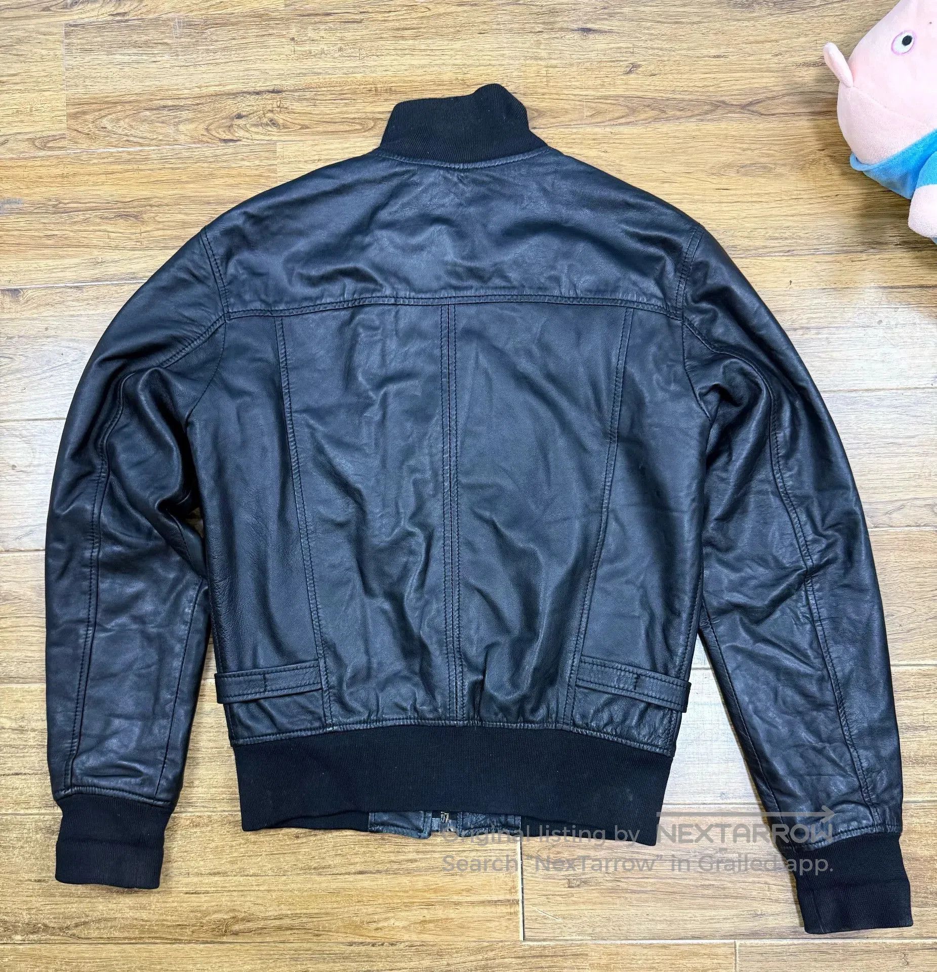 Dirk Bikkembergs Black Bikkembergs Men's Leather Jacket. Size US M / EU 48-50 / 2 - 2 Thumbnail