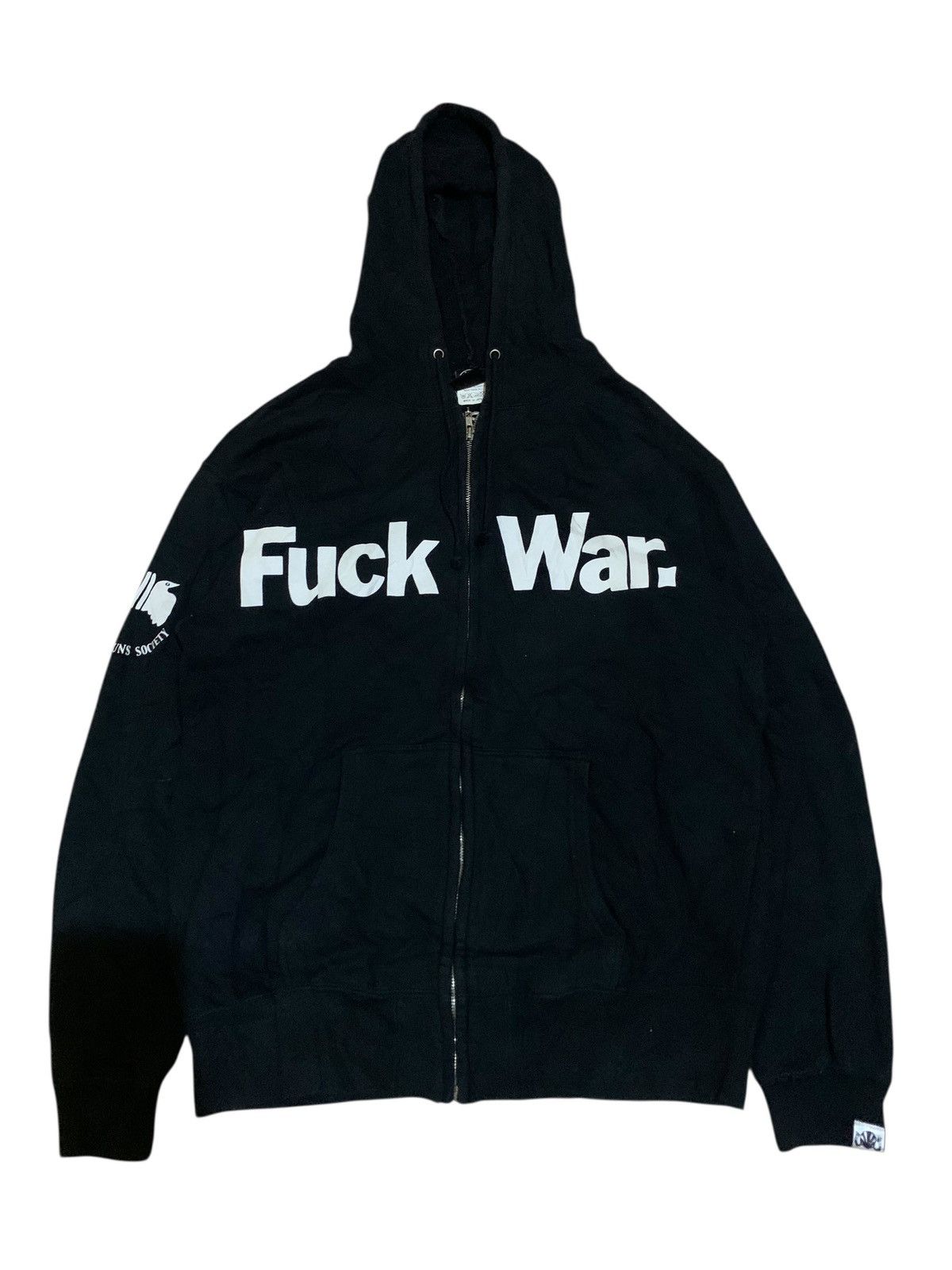 ANDSUNS Andsuns FUCK WAR anarchy zip up hoodie Size US L / EU 52-54 / 3 - 1 Thumbnail