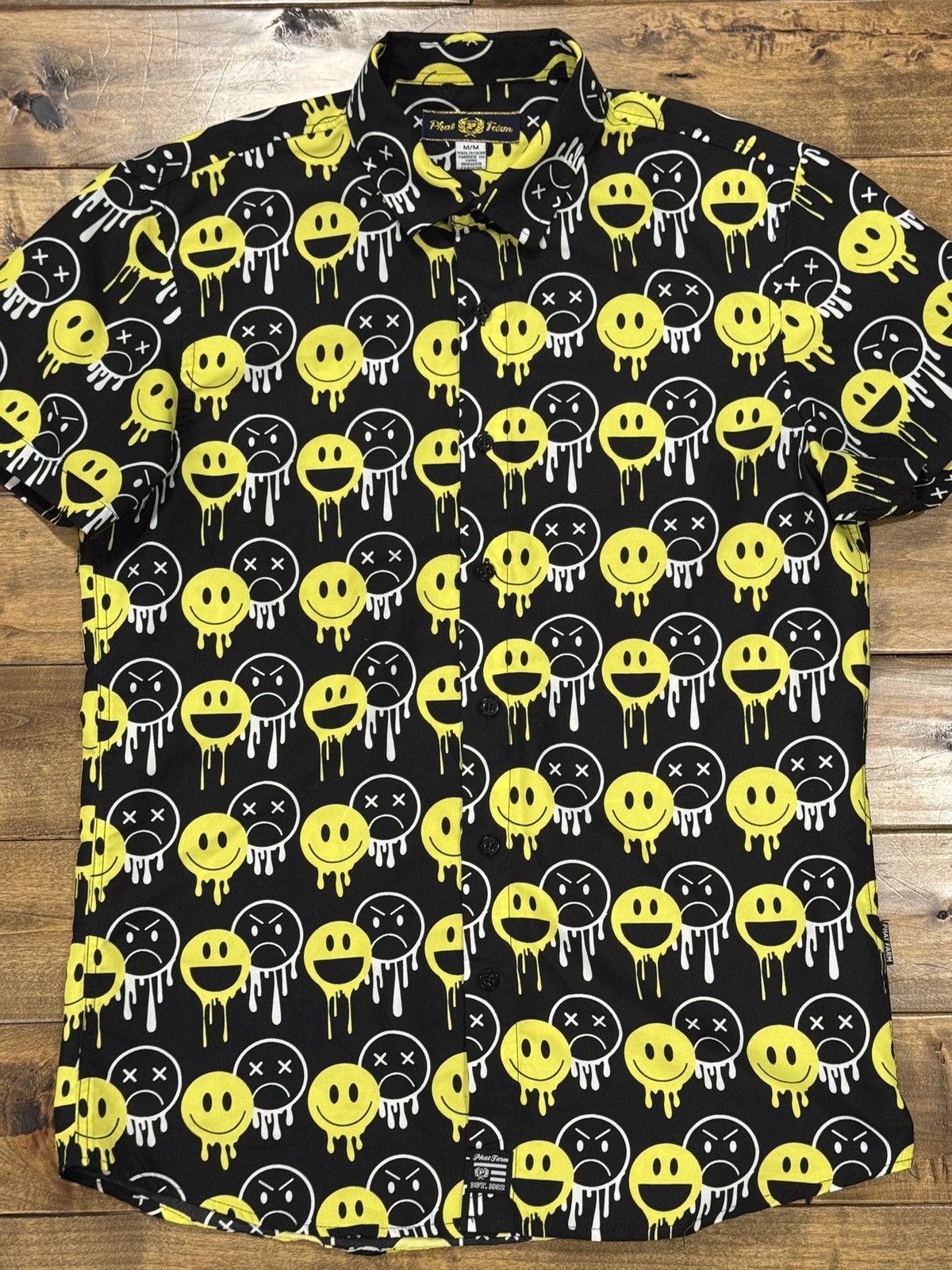 Phat Farm Phat Farm men's short-sleeve button-up shirt Size US M / EU 48-50 / 2 - 2 Thumbnail
