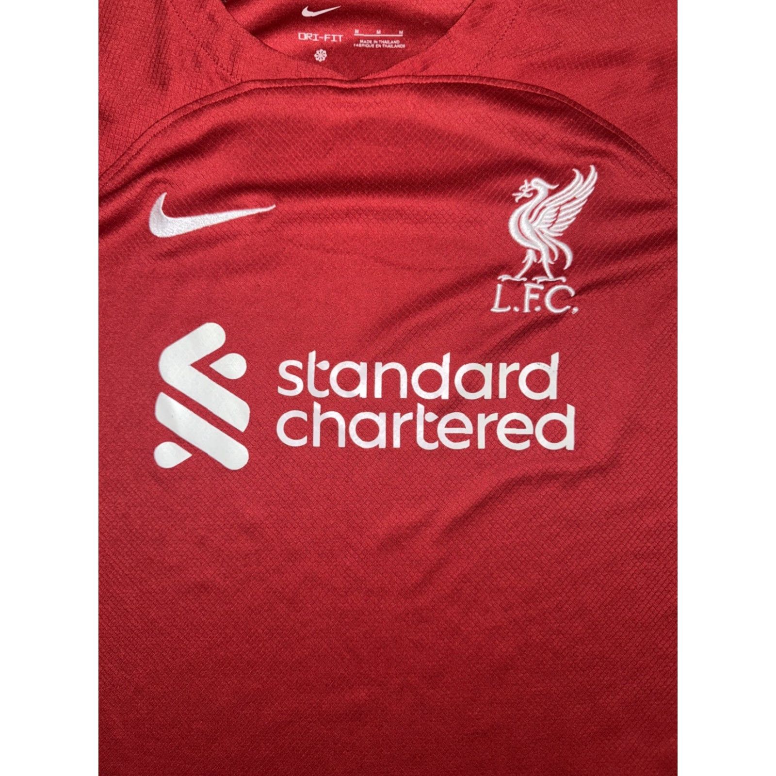 Nike VINTAGE Nike Liverpool LFC Jersey Men’s Medium Soccer Red T-Shirt Short Sleeve Pullover Dri-Fit Breathable Lightweight 20x27 Standard California? Size US M / EU 48-50 / 2 - 2 Thumbnail