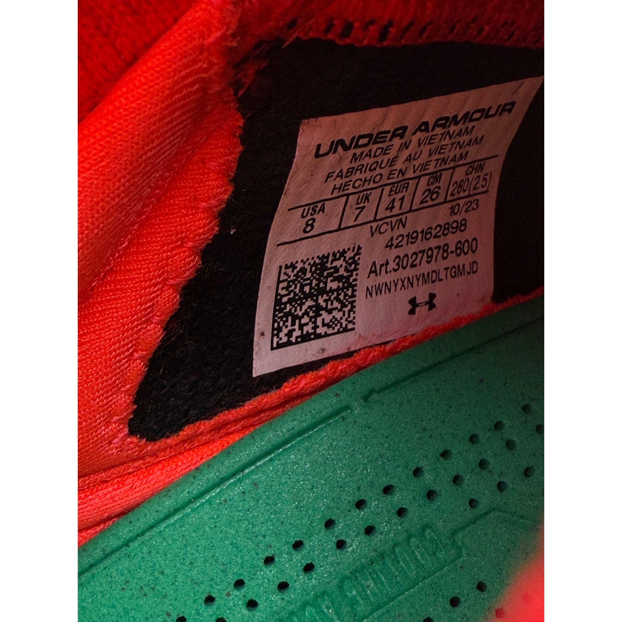 Under Armour Size 8 - Under Armour Men's Blur 2 MC Suede Football Cleats Size US 8 / EU 41 - 8 Thumbnail