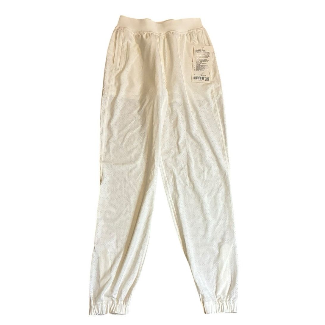 Lululemon Lululemon Adapted State Perforated HR Jogger White Size 2 Size 26" / US 2 / IT 38 - 1 Thumbnail