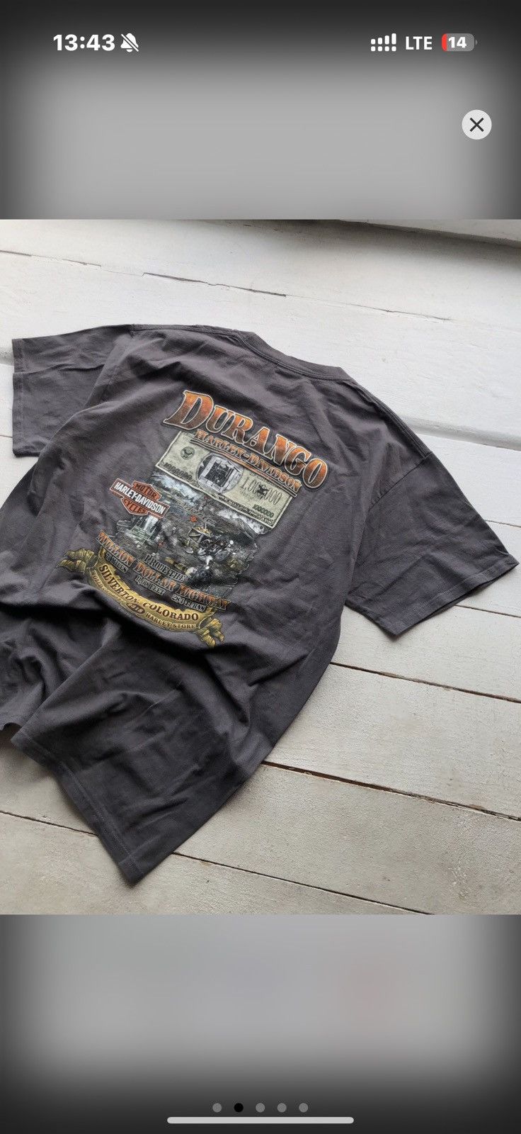 Harley Davidson X2 Harley-Davidson T Shirt Size US L / EU 52-54 / 3 - 14 Thumbnail