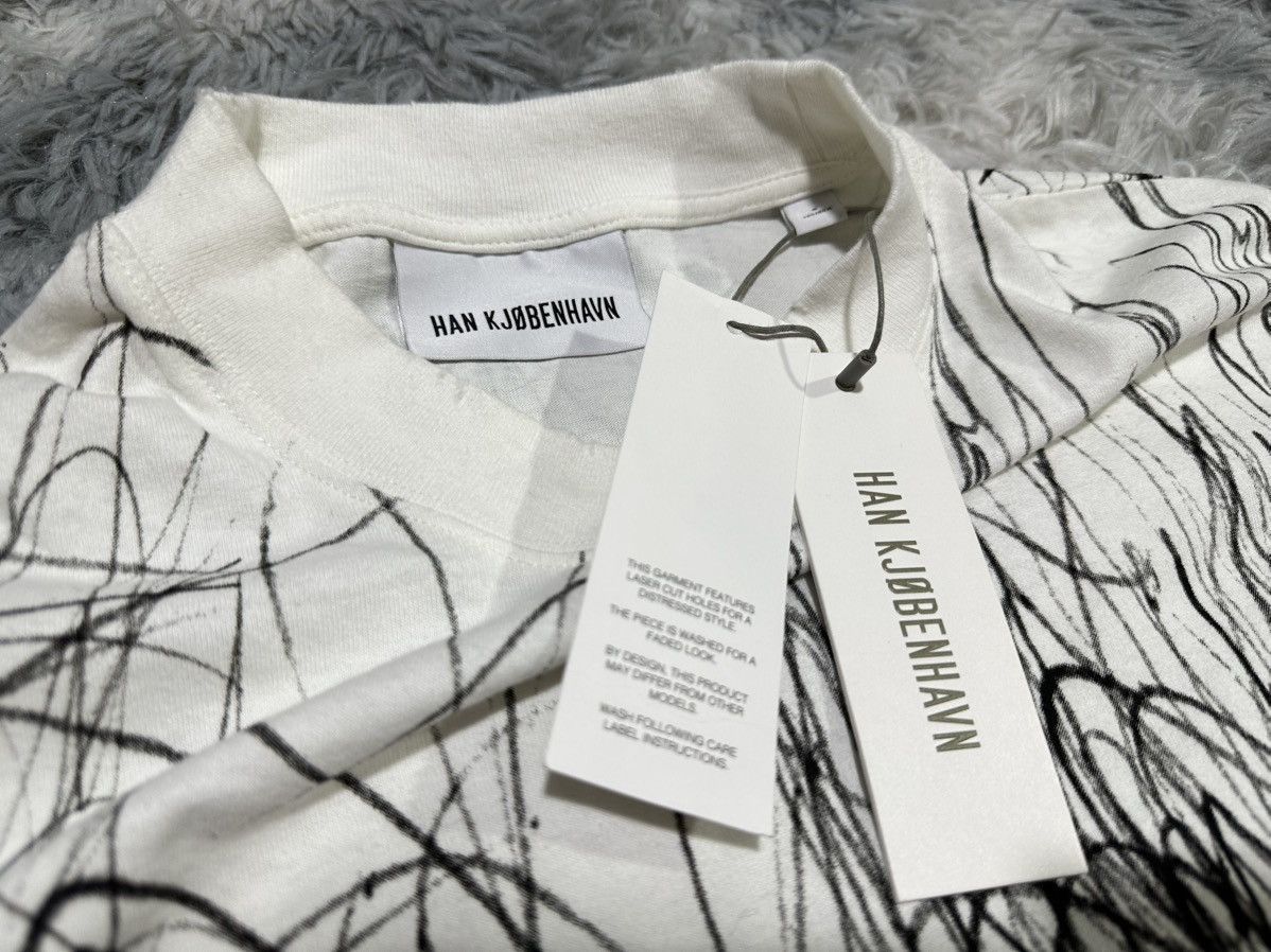 Han Kjobenhavn 🔥Avant-Garde Han Kjobenhavn Abstract Ls Shirt Distressed Size US S / EU 44-46 / 1 - 8 Thumbnail