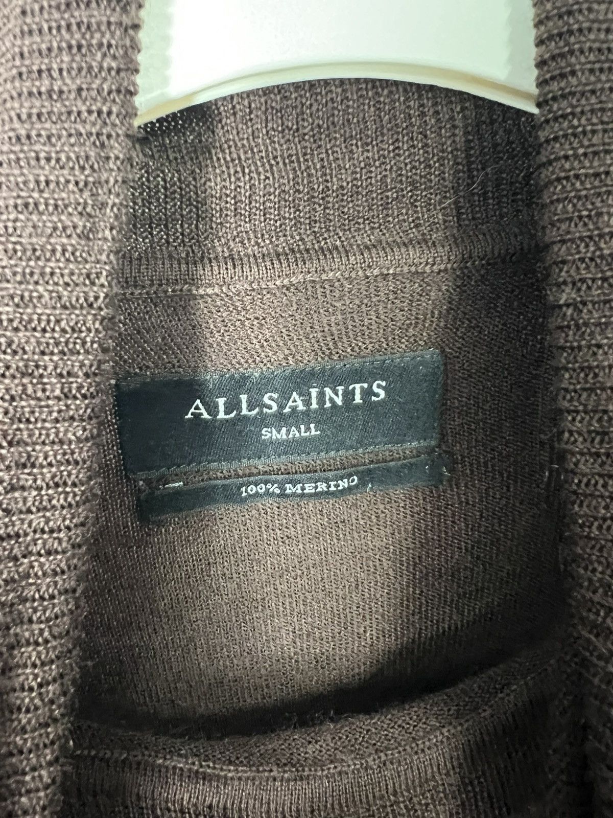 Allsaints Vintage luxury Allsaints Merino Wool Turtleneck Jumper Size US S / EU 44-46 / 1 - 3 Thumbnail