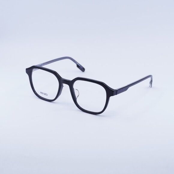Kenzo Kenzo KZ50102F 001 Eyeglasses Shiny Black 53mm Square Frame Size ONE SIZE - 1 Thumbnail