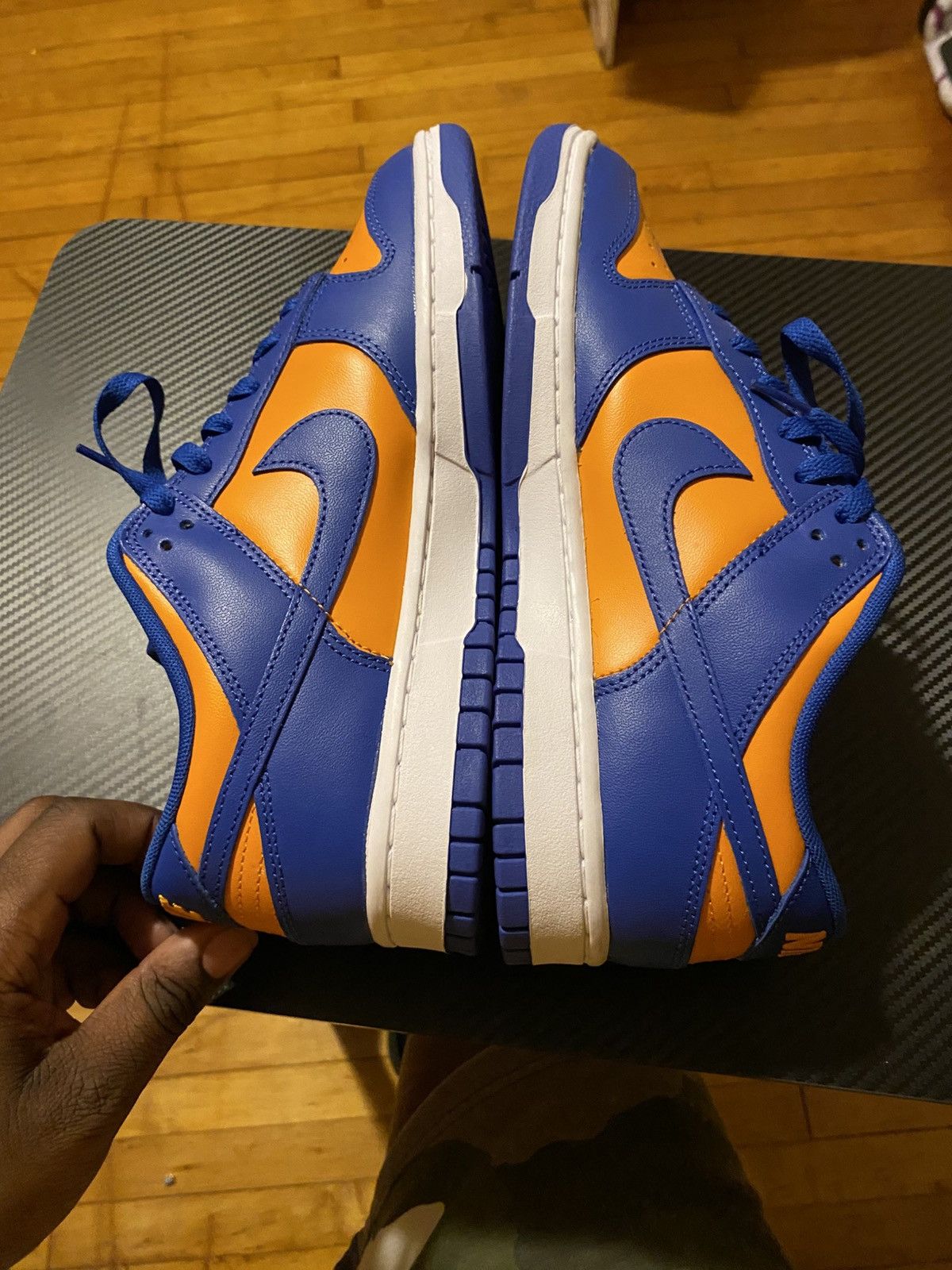 Nike Nike Dunk Low ‘ Knicks’ Size US 10 / EU 43 - 5 Thumbnail