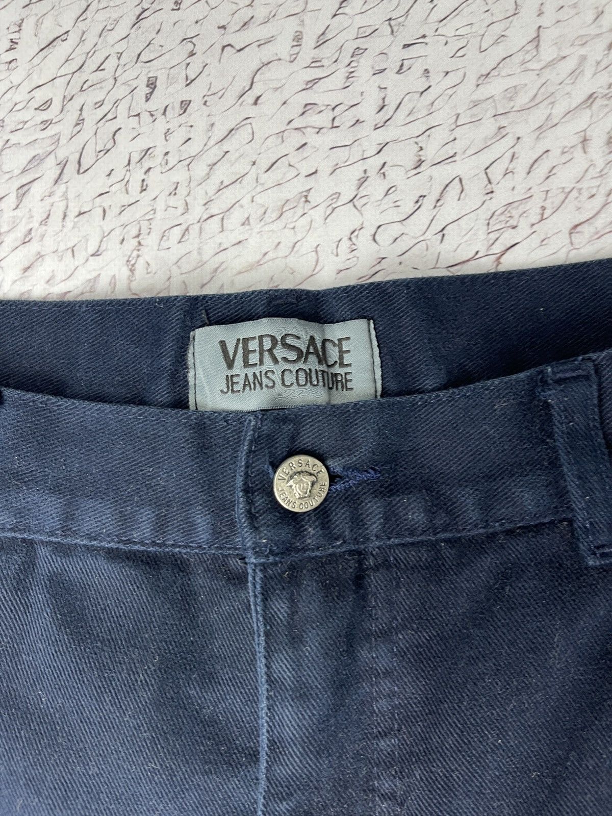 Versace Jeans Couture Versace Jeans Couture vintage navy blue denim jeans pants Size US 32 / EU 48 - 6 Thumbnail
