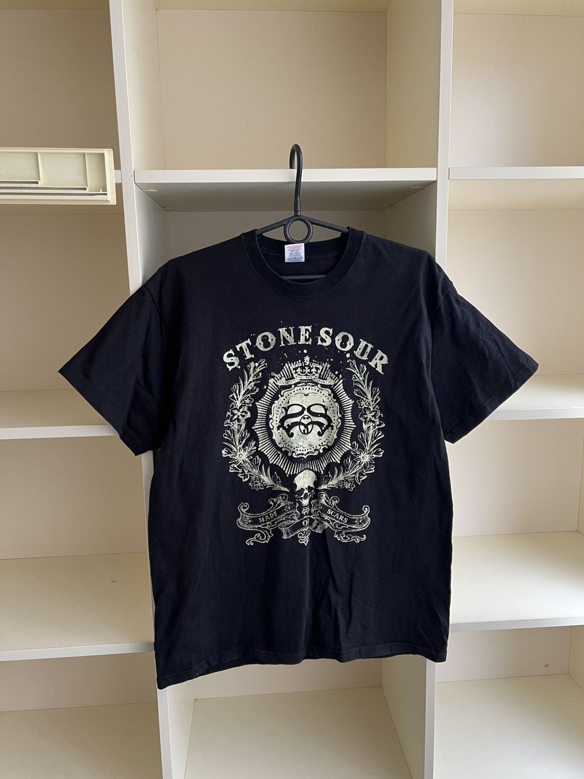 Band Tees Vintage Stone Sour Band Tee Rock T-Shirt Tour 2007 Size L Size US L / EU 52-54 / 3 - 4 Thumbnail