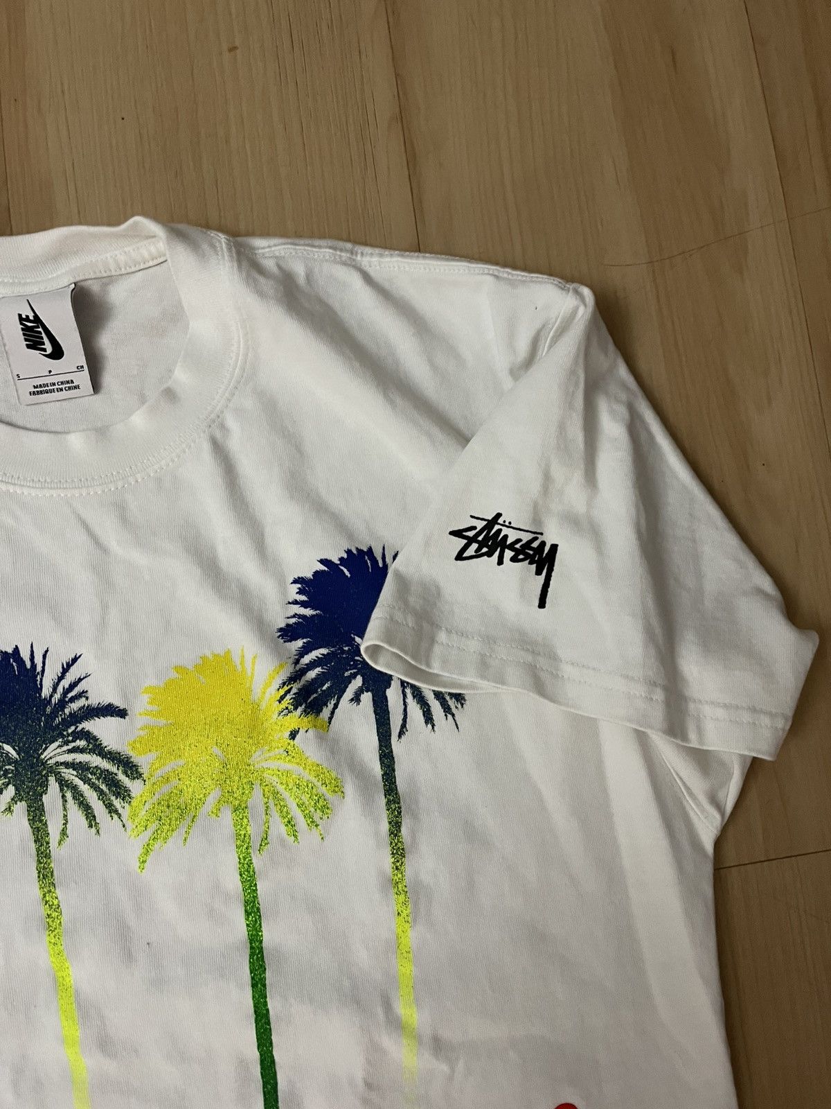 Nike × Stussy Nike x Stussy Douglas Firs to Palm Trees Running T Shirt Size US S / EU 44-46 / 1 - 4 Thumbnail