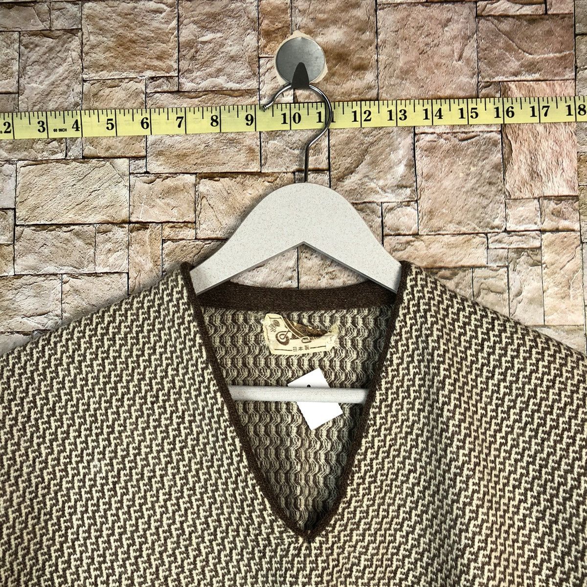 Homespun Knitwear × Japanese Brand Argus Brown vintage japan Knitwear #A1111 Size US M / EU 48-50 / 2 - 4 Thumbnail