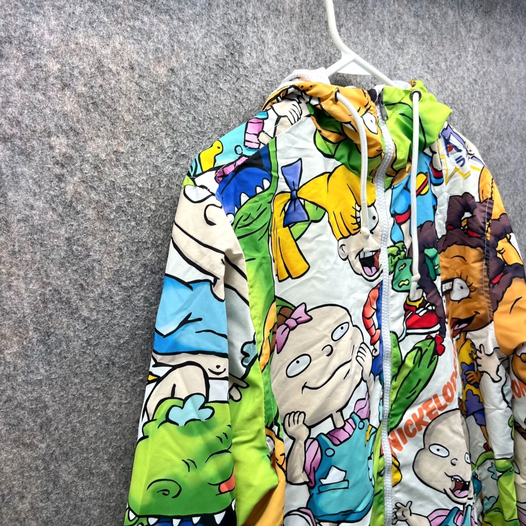 Members Only Members Only Nickelodeon Rugrats Jacket Mens Medium Green Windbreaker Hooded Logo Solid Size US M / EU 48-50 / 2 - 3 Thumbnail