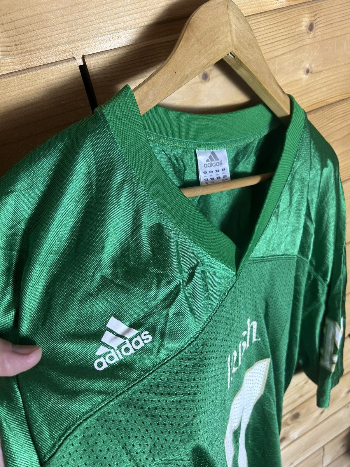Adidas Vintage Adidas Notre Dame jersey Size US XXL / EU 58 / 5 - 4 Thumbnail