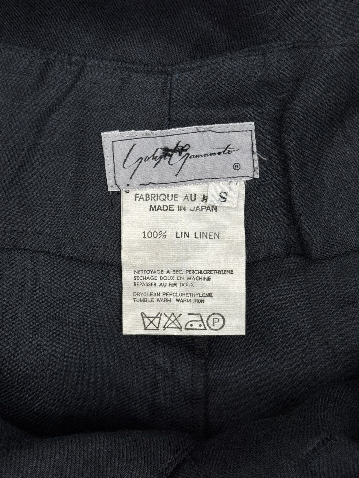 Yohji Yamamoto Vintage Yohji Yamamoto lino pants Size US 29 - 5 Thumbnail