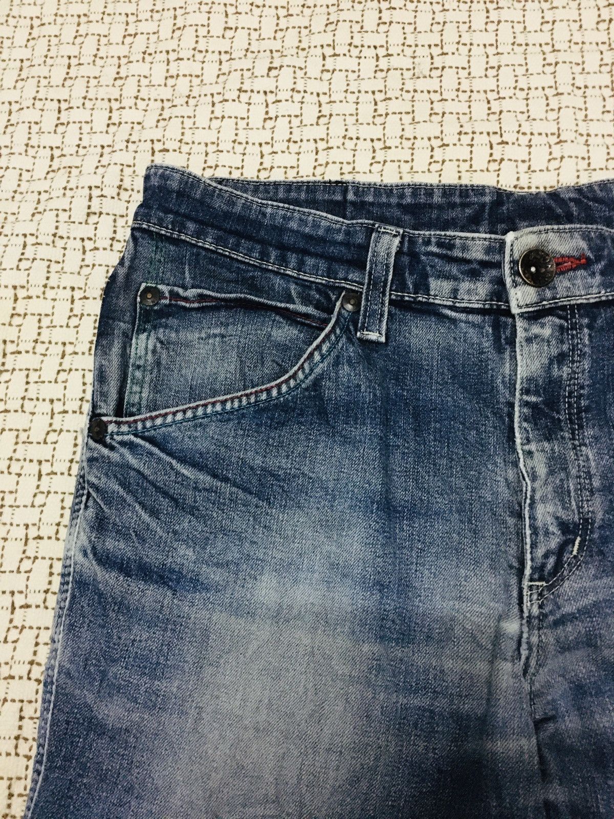 Edwin × Japanese Brand Edwin Blue Trip Jeans (17) Size US 35 - 5 Thumbnail