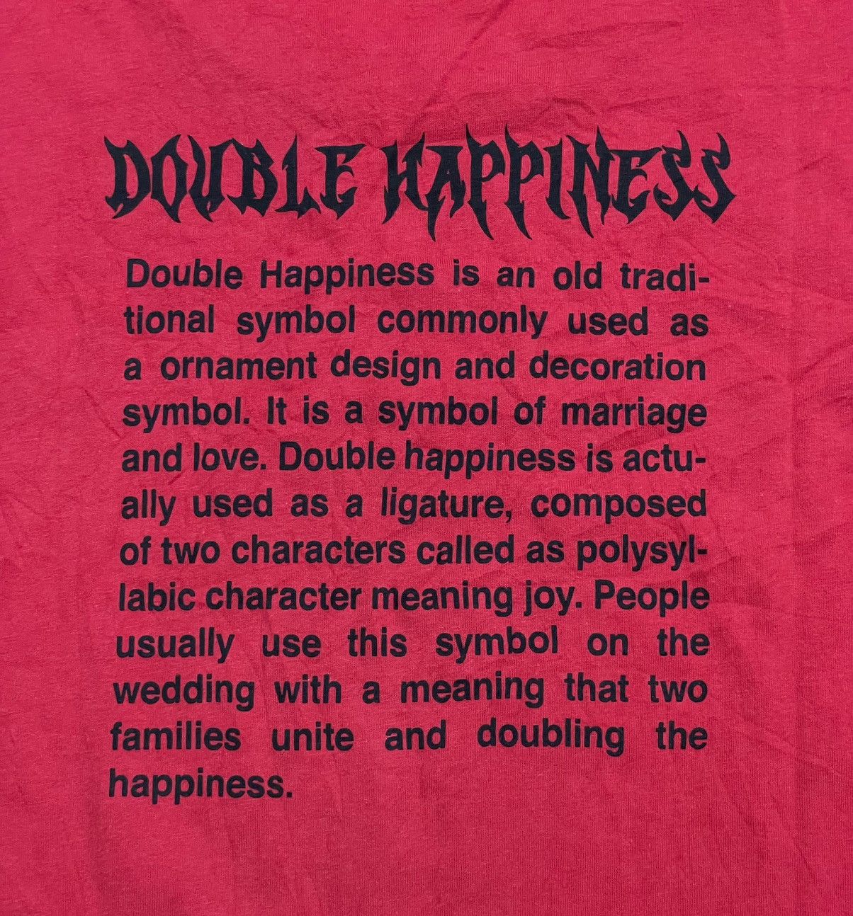 Vetements SS20 Vetements Double Happiness Tee Size US XL / EU 56 / 4 - 3 Thumbnail