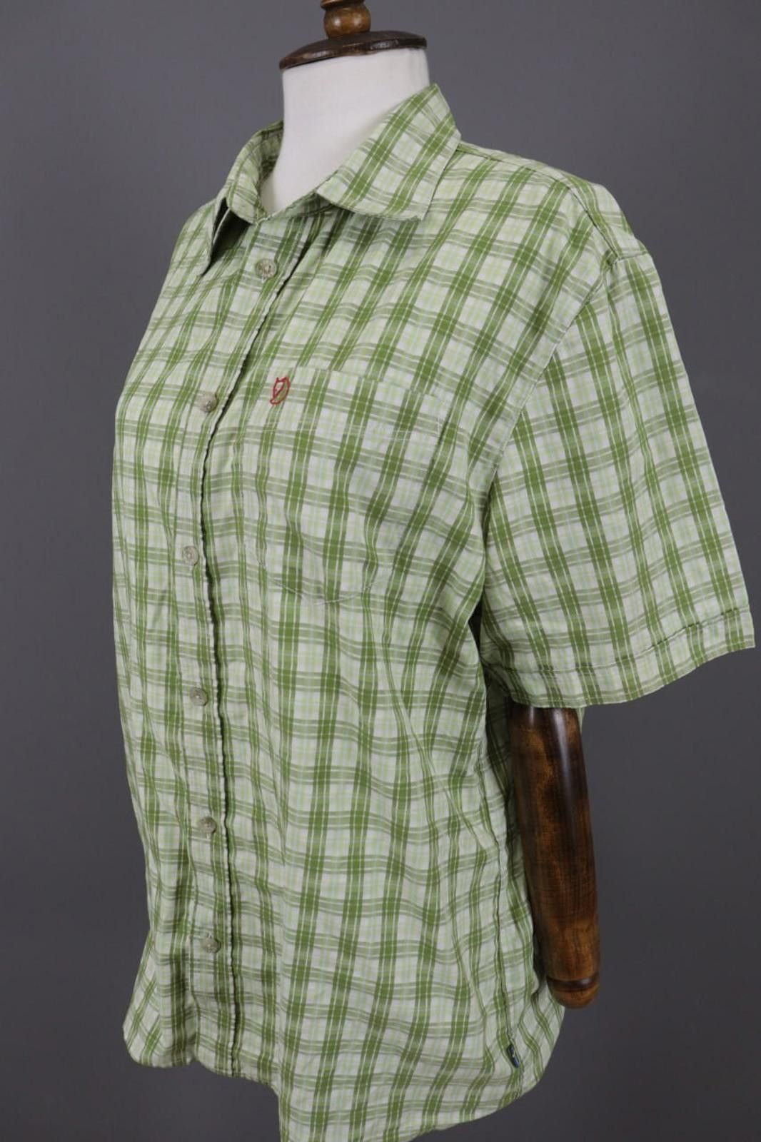 Fjallraven Men's Fjall Raven Green Check Hiking Blouse Shirt Size XL Size US XL / EU 56 / 4 - 7 Thumbnail