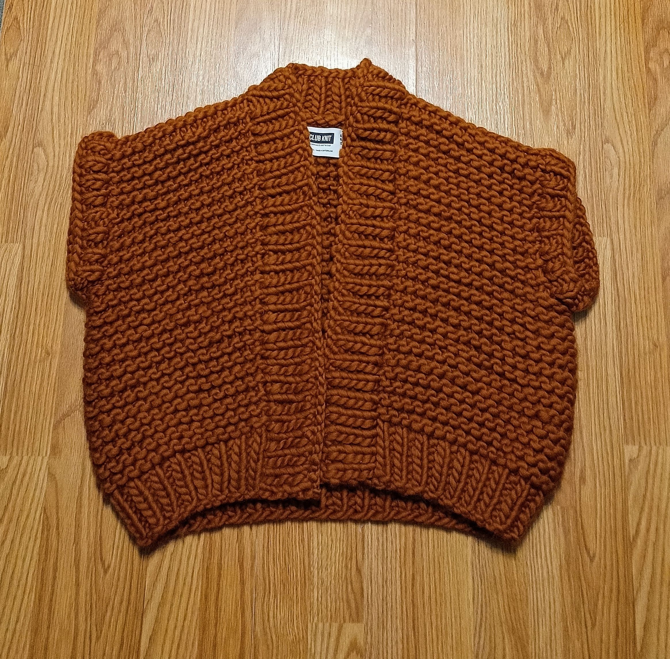 Handmade Club Knit Switzerland Handmade Wool Vest Size M / US 6-8 / IT 42-44 - 5 Thumbnail