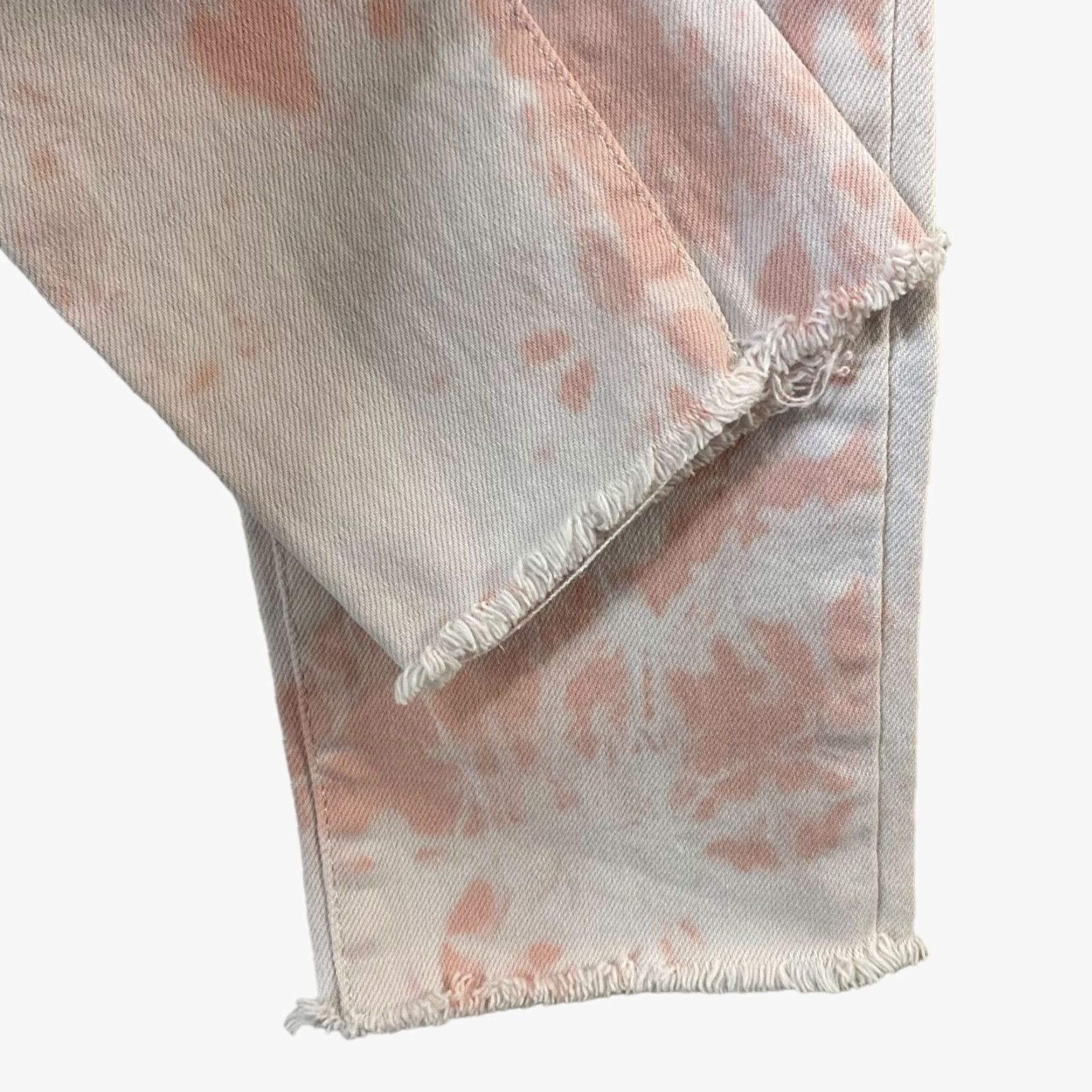 Levi's Levi's Jeans Women's 30 721 High-Rise Skinny Ankle White Pink Tie-Dye Denim Stretch 5-Pocket Zip Fly Size 30" / US 8 / IT 44 - 7 Thumbnail